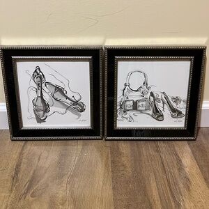Set of Liz Rogers framed prints. Pre-Owned, great condition